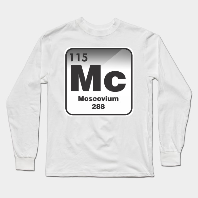 Element 115 Long Sleeve T-Shirt by MoodyChameleon